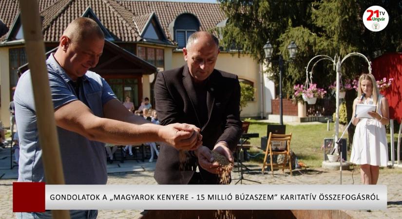 Gondolatok a „Magyarok kenyere - 15 millió búzaszem” karitatív összefogásról (videó)