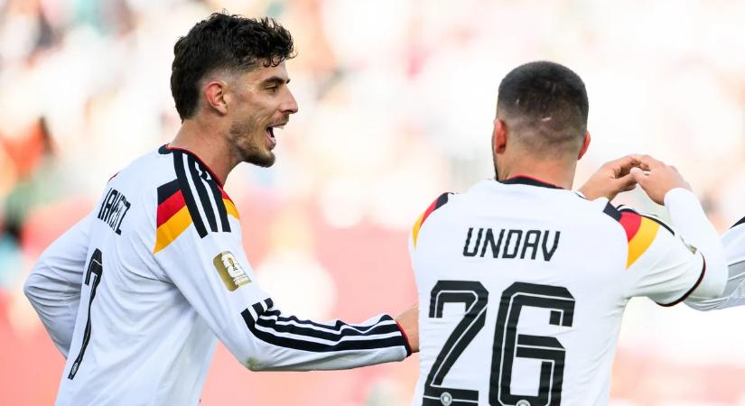 Undav és Havertz is ott van a németek kezdőjében Paraguay ellen