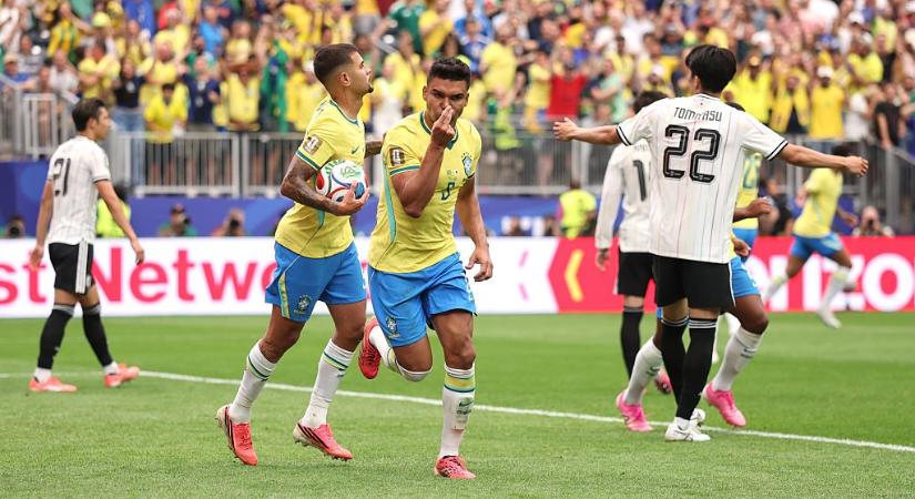 Vb 2026: Brazília hátrányból fordítva, a 95. percben csikarta ki a győzelmet Japán ellen - videó