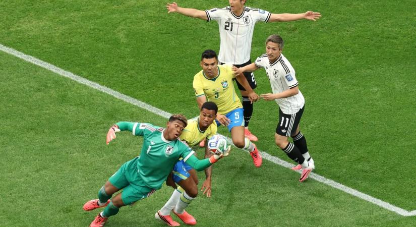 Brazília megint fel tudott állni hátrányból, ott lesz a legjobb 16 között az ötszörös világbajnok