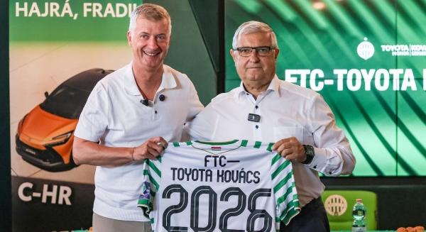 Toyota-színekben folytatja a Fradi