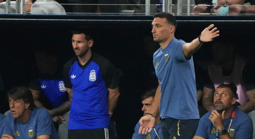 Scaloni figyelmezteti Messit és az argentin csapatot