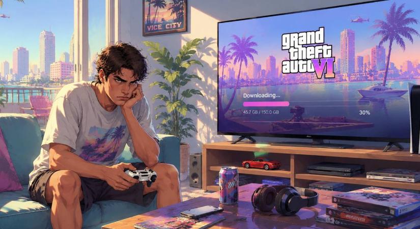 Egy napig is eltarthat majd a GTA VI letöltése a játékosoknak