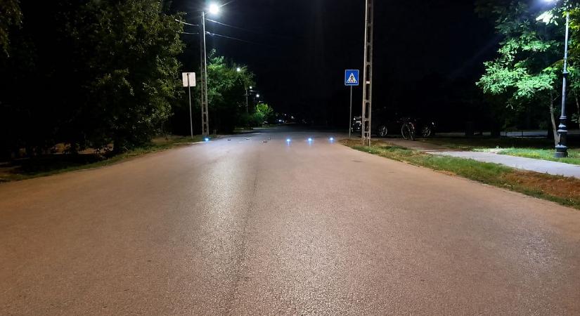 Új, biztonságosabb, modern gyalogátkelőhelyet teszteltek Törökszentmiklóson
