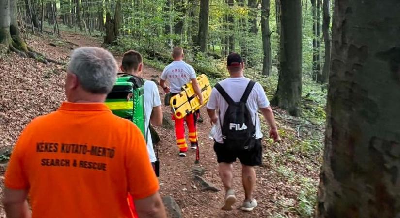 Majdnem tragédiába torkollott a túra a Kékesen – speciális mentők rohantak segíteni