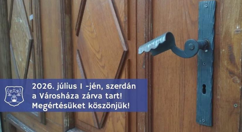 Zárva az egészségház és a hivatal