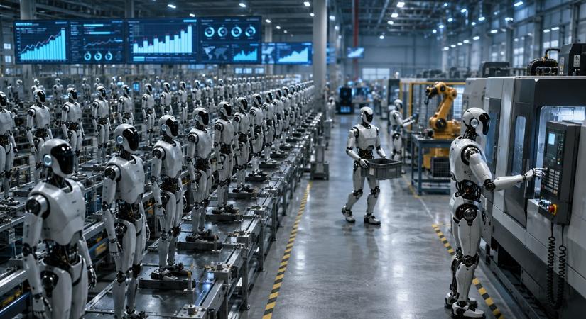 A humanoid robotok gyártása tízszeresére ugrott 2025-ben, a kereskedelmi célú bevezetések száma azonban továbbra is korlátozott