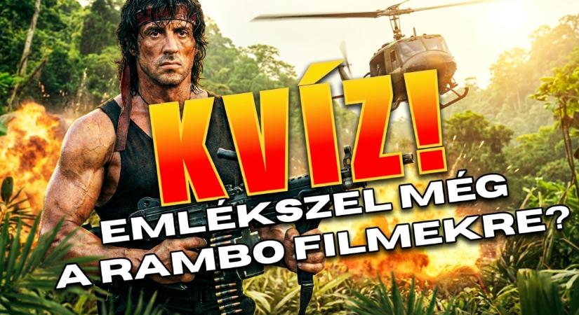Retró kvíz: Vajon mennyire emlékszel a Rambo filmekre?