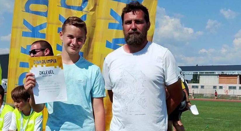 Országos döntőn képviselte faluját, Bágyogszovátot Zalán, megdöntötte egyéni rekordját