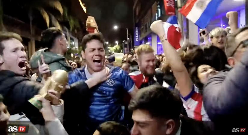 Videó: Paraguayban nem kell dolgozni a németverés után - ilyen ünneplés után talán jobb is