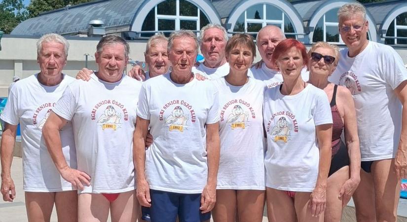 Egri Senior Úszó Klub: 23 bajnoki címmel tarolás Gyulán