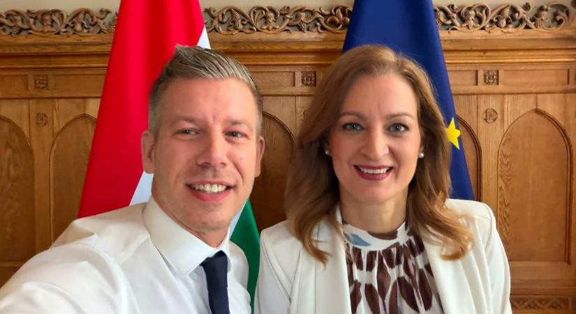 Szent a béke: Közös fotóval üzent Magyar Péter és Forsthoffer Ágnes a keddi ülés előtt - Ezeket a sorokat írták hozzá