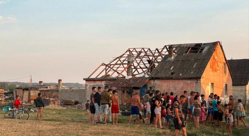 Encset itt-ott megtépázta a vihar