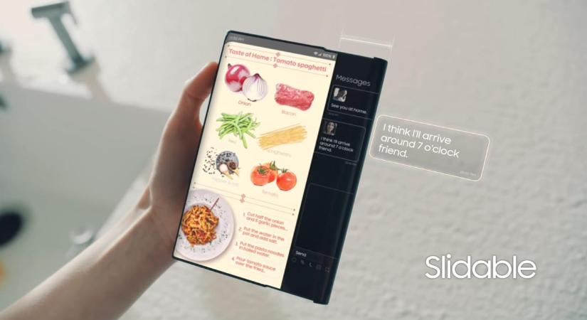 Gőzerővel dolgozik a Samsung a feltekerhető kijelzős mobilon