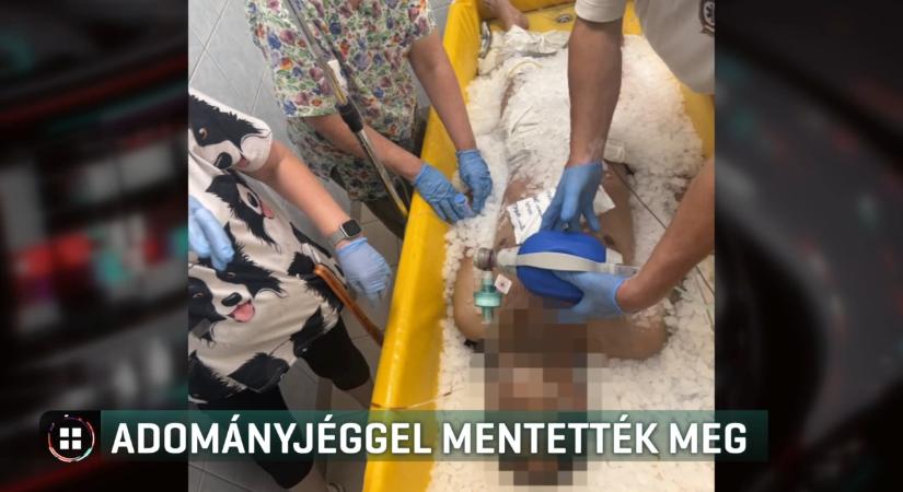 Életmentő jég és támogatás: így segítettek a kórházak a hőségben
