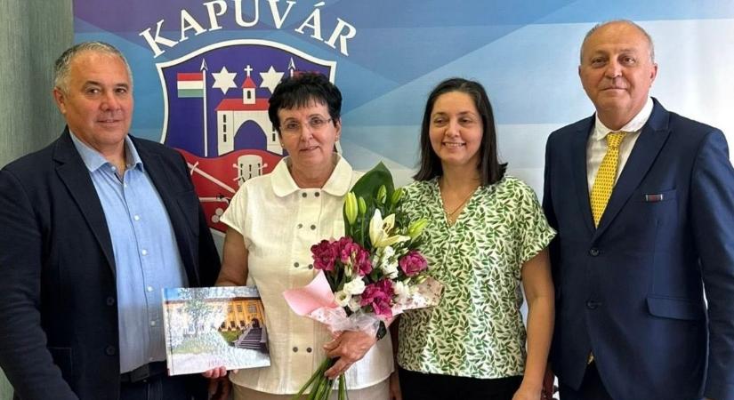 Csaknem ötven évig dolgozott a kapuvári városházán, eljött a nyugdíj ideje
