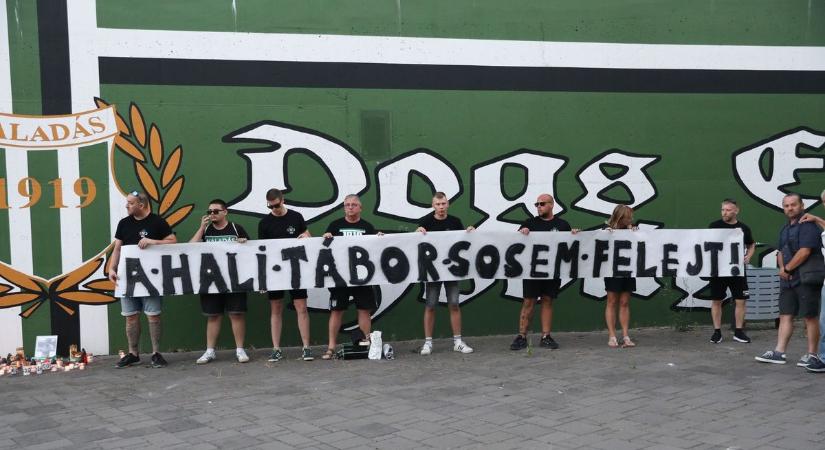 Haladás: elbúcsúztak elhunyt társuktól a szurkolók - Fotók