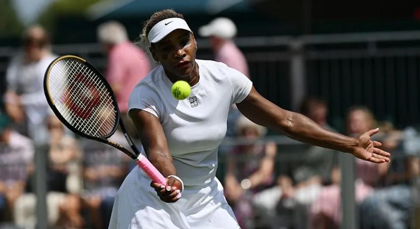 Serena Williams vereséggel tért vissza Wimbledonba