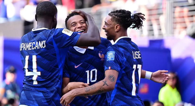 Mbappé-dupla és Olise-varázslat: Franciaország űrfutballal ejtette ki a svédeket