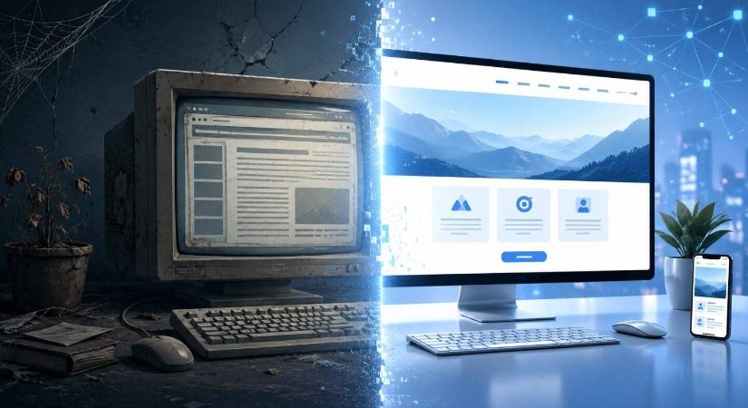 Miről lehet felismerni, hogy egy weboldal elavult? Nem csak a dizájn miatt érdemes újítani
