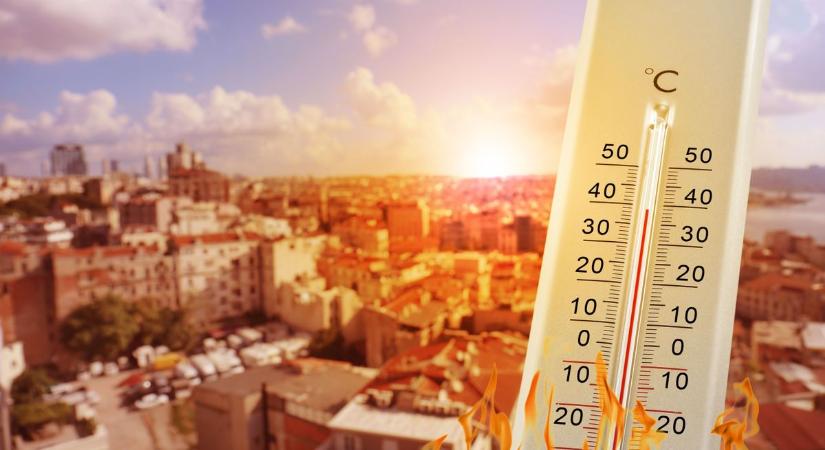 Figyelmeztetés: 39 fokos forróság után zivatarok tarolhatják le a térséget