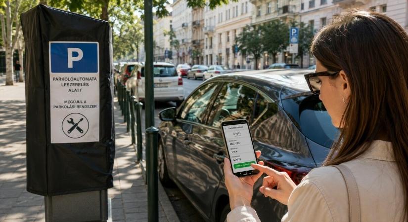 Július 1-től nagy változás a budapesti parkolásban: eltűnnek az automaták