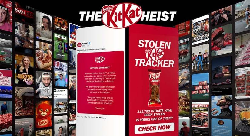 Ellopták a csokit, díjat nyert a reakció: Arany Oroszlánt kapott a KitKat Cannes-ban