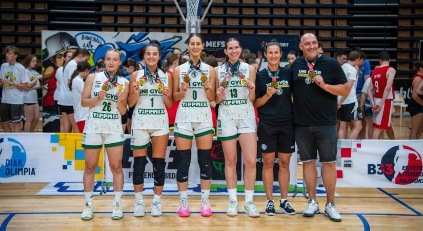 Tarolt a Széchenyi-egyetem 3x3-as kosárlabdában