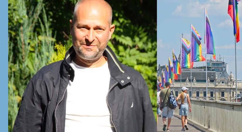 Megszólalt a szivárványos zászlókat a Dunába hajító férfi – Interjúnk