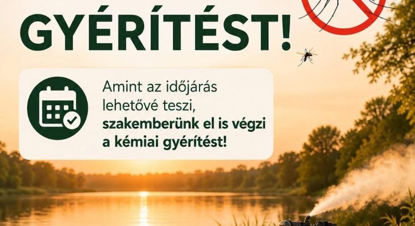 Szúnyoggyérítés információ!