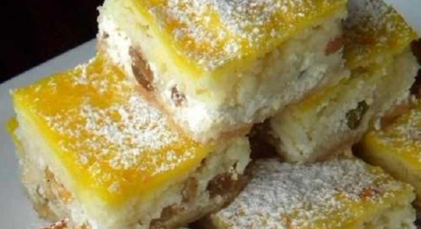 Tegnap sütöttem meg először, ma már újra követeli a család: bólyi túrós, amiből egyetlen szelet sem maradt