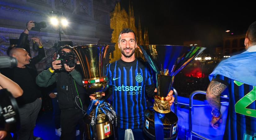 Vége a visszavonulási pletykáknak: Mkhitaryan 2027-ig hosszabbított az Internél, még a fizetéséből is engedett