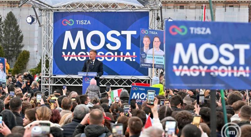 Medián: a biztos szavazóknál már 73 százalékon áll a Tisza Párt