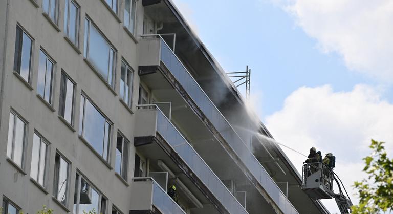 Lángba borult egy tízemeletes ház Antwerpenben, többen meghaltak