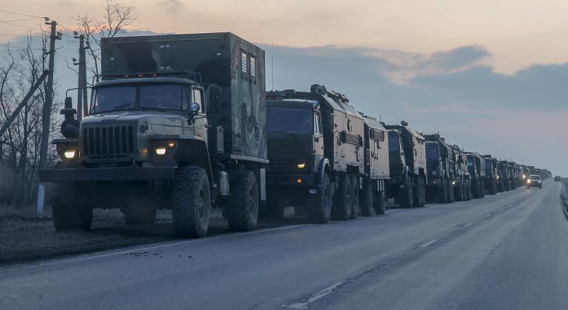 Katonai konvoj vonul csütörtökön Szolnok és Eger között
