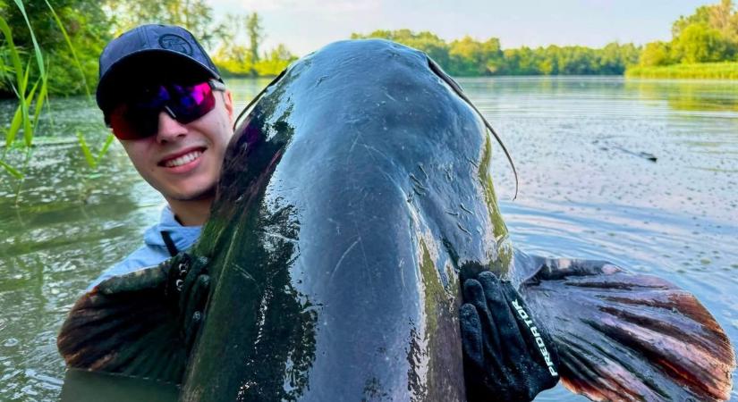 „Egy iskolabusznyi hal úszik felénk” – apa és fia fogta ki a Tiszán minden horgász álmát