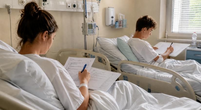 Kórházi ágyból érettségizik a két sürgős műtéten átesett zsilvásárhelyi diák – hírmix