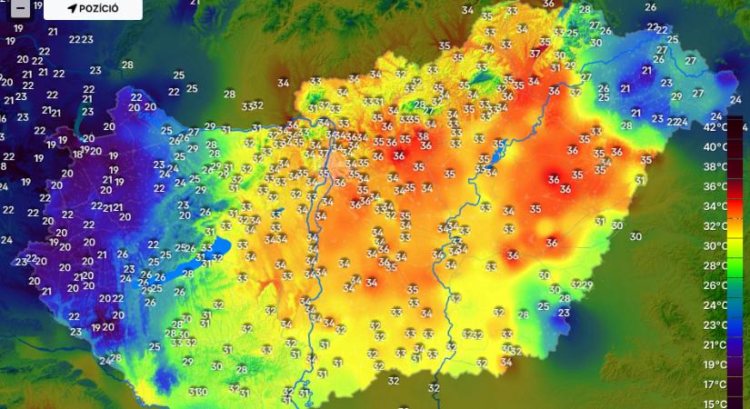 Kettészakadt az ország: Vas megyében 20, Hajdú-Biharban 36 fok van