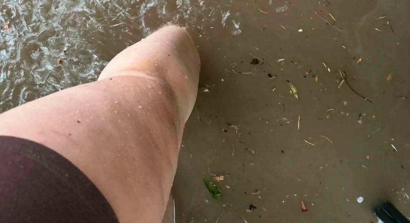 A csapadék senkinek sem kegyelmezett, áll az esővíz egész Nagykanizsán (videók)