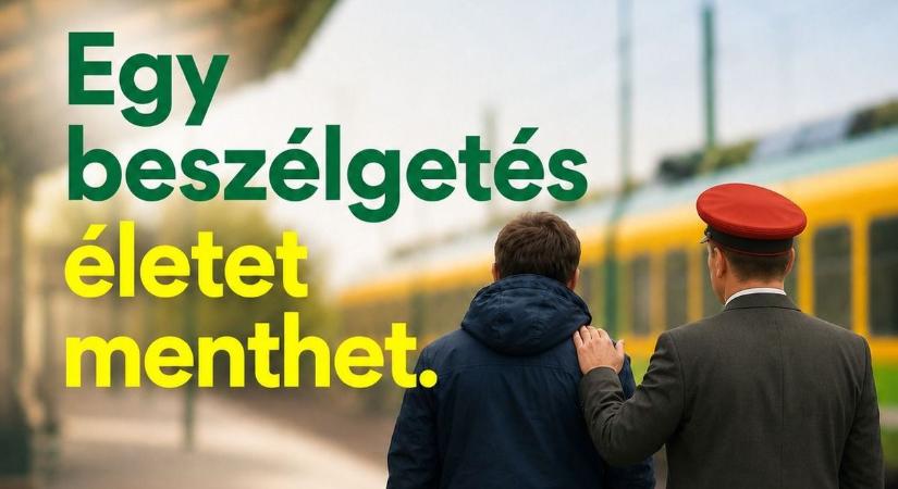 Vasi öngyilkosságot is megelőztek a GYSEV munkatársai