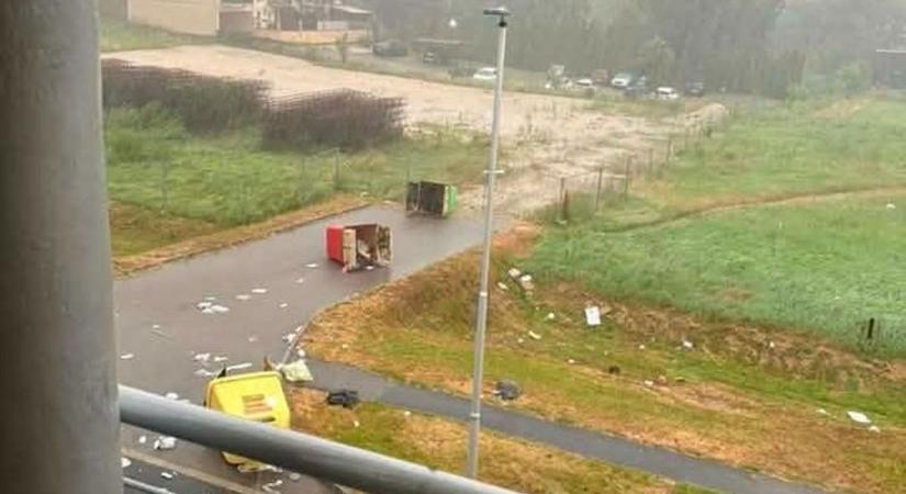 A pusztító vihar valósággal "széttépte" Nagykanizsát és a környékét (olvasói videók)
