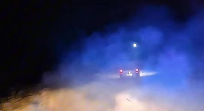 Hajdúhadházi Cobra 11: az árok sem állította meg a menekülő férfit – videóval