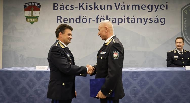 Megint új vezetője van a Bács-Kiskun vármegyei rendőrségnek