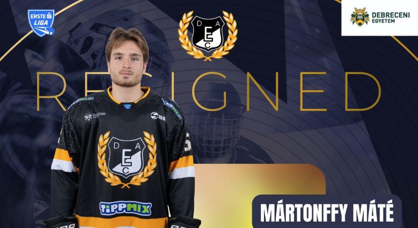 Mártonffy Máté örül, hogy Debrecenben folytatja