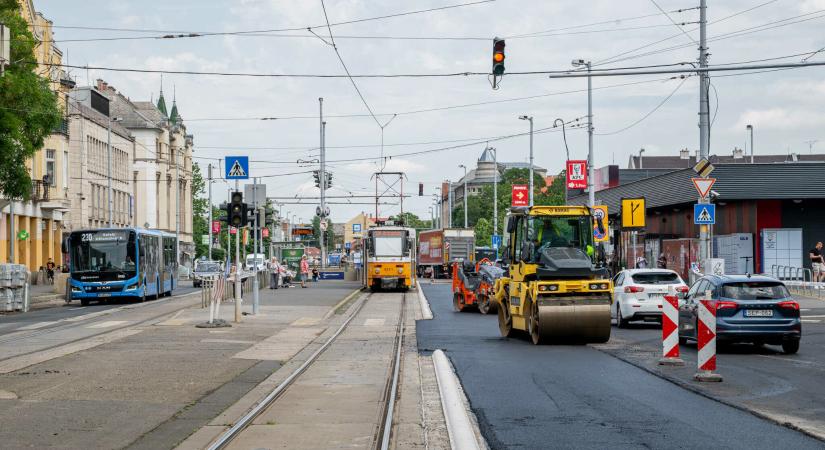 Harmadik ütemmel folytatódik Újpesten az István út és a Pozsonyi utca rekonstrukciója
