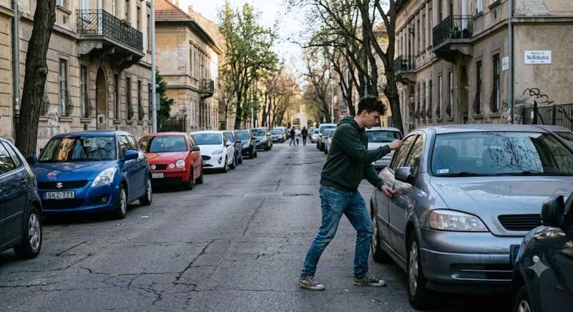 Végigpróbálta a parkoló kocsik ajtóit a zuglói tolvaj, meglepően sokat tudott így lopni a 19 éves srác