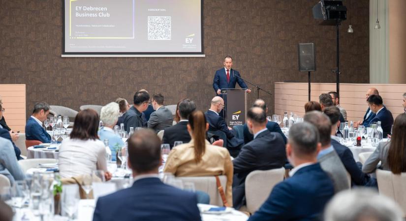 Egyetemek és vállalatok együttműködése került fókuszba az EY Debrecen Business Club legutóbbi eseményén – fotókkal