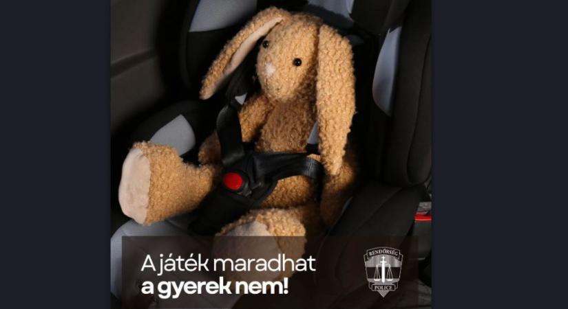 Soha ne hagyj gyereket az autóban! – kéri a rendőrség