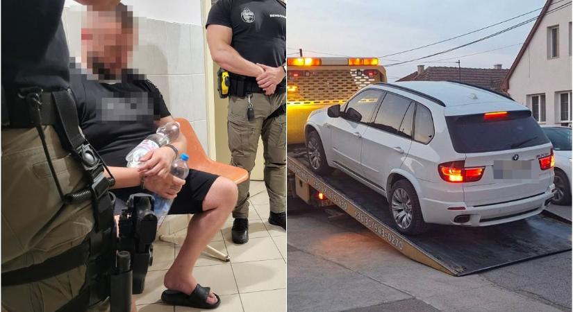 A jómódból a rendőrségre! BMW-ikkel együtt pakolták fel a szabolcsi „üzletembereket” – fotókkal, videóval