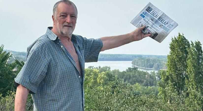 Évtizedek óta Dunaújvárosban él, de minden reggel hazatér Zalába